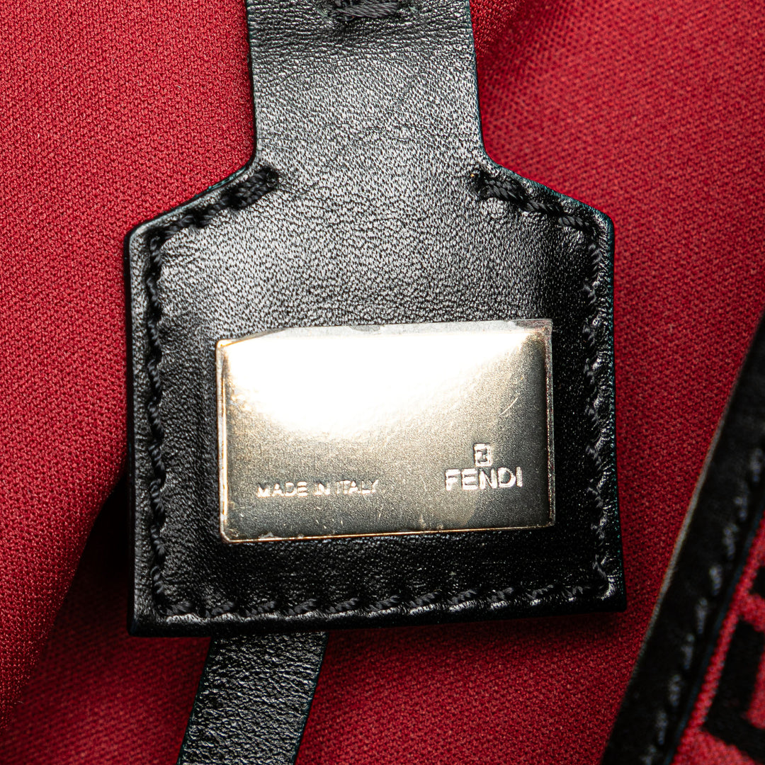 Fendi Medium Zucchino Toile Roll Cabas