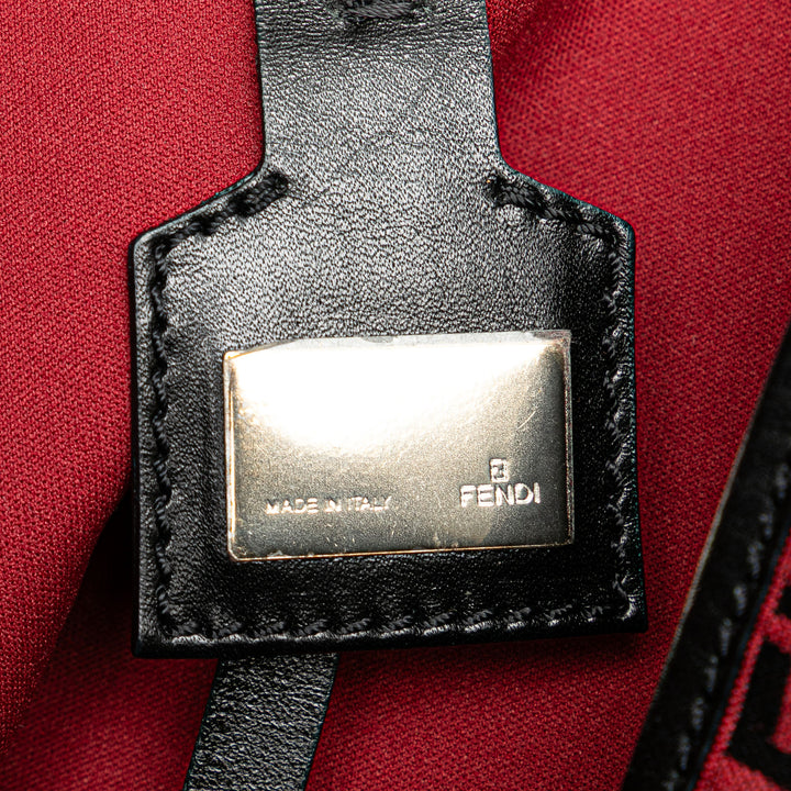 Fendi Medium Zucchino Toile Roll Cabas