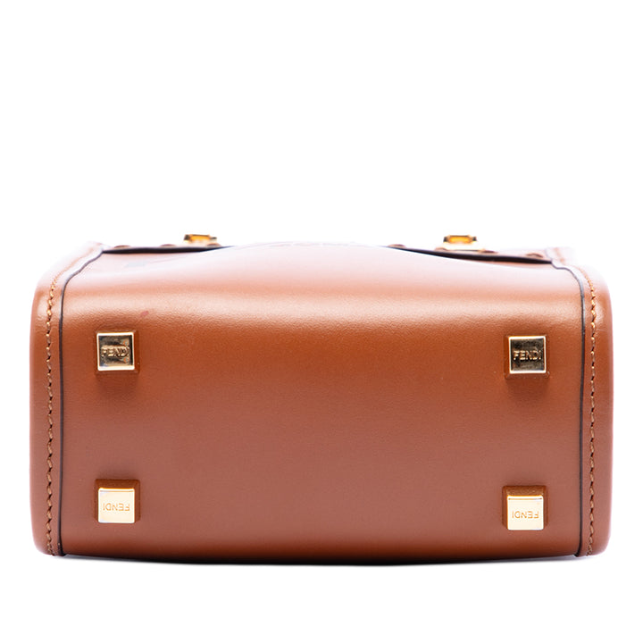 Fendi Mini Cuir Sunshine Shopper Cabas