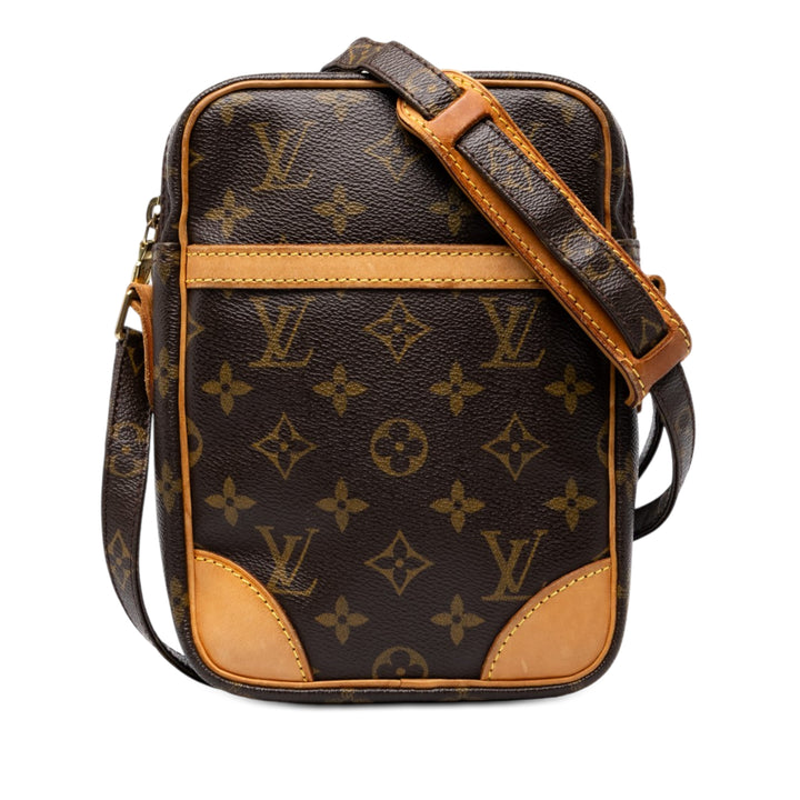 Louis Vuitton Sac bandoulière Danube Monogram Marron – vue principale – GABY PARIS