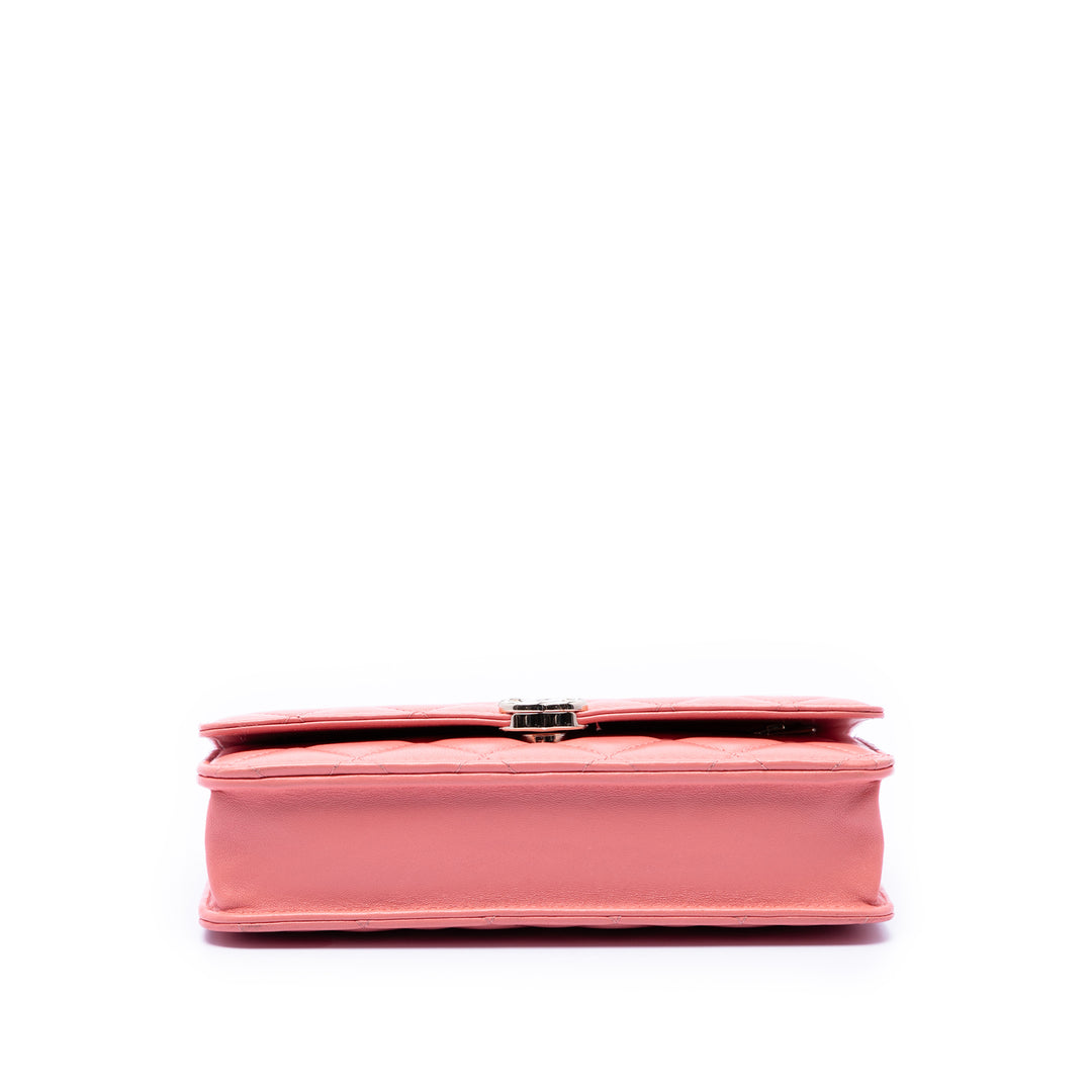 Chanel Mini Rectangular Cuir d’agneau Paris Le19M Charming anse supérieure à rabat