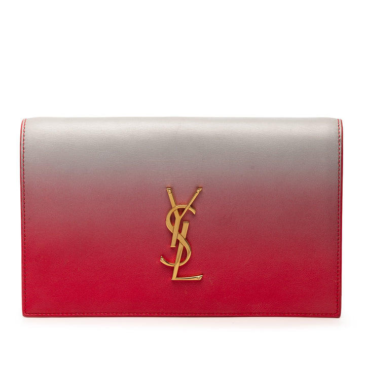 Saint Laurent Smooth Ombre Cuir de veau Monogram Kate Pochette – GABY PARIS Authentique