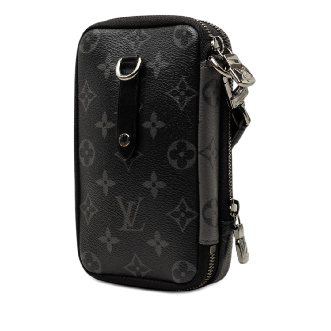 Louis Vuitton Monogram Eclipse Reverse Double Phone Pochette