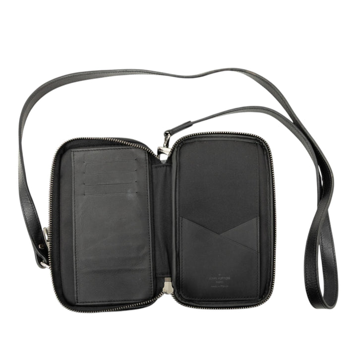 Louis Vuitton Monogram Eclipse Reverse Double Phone Pochette
