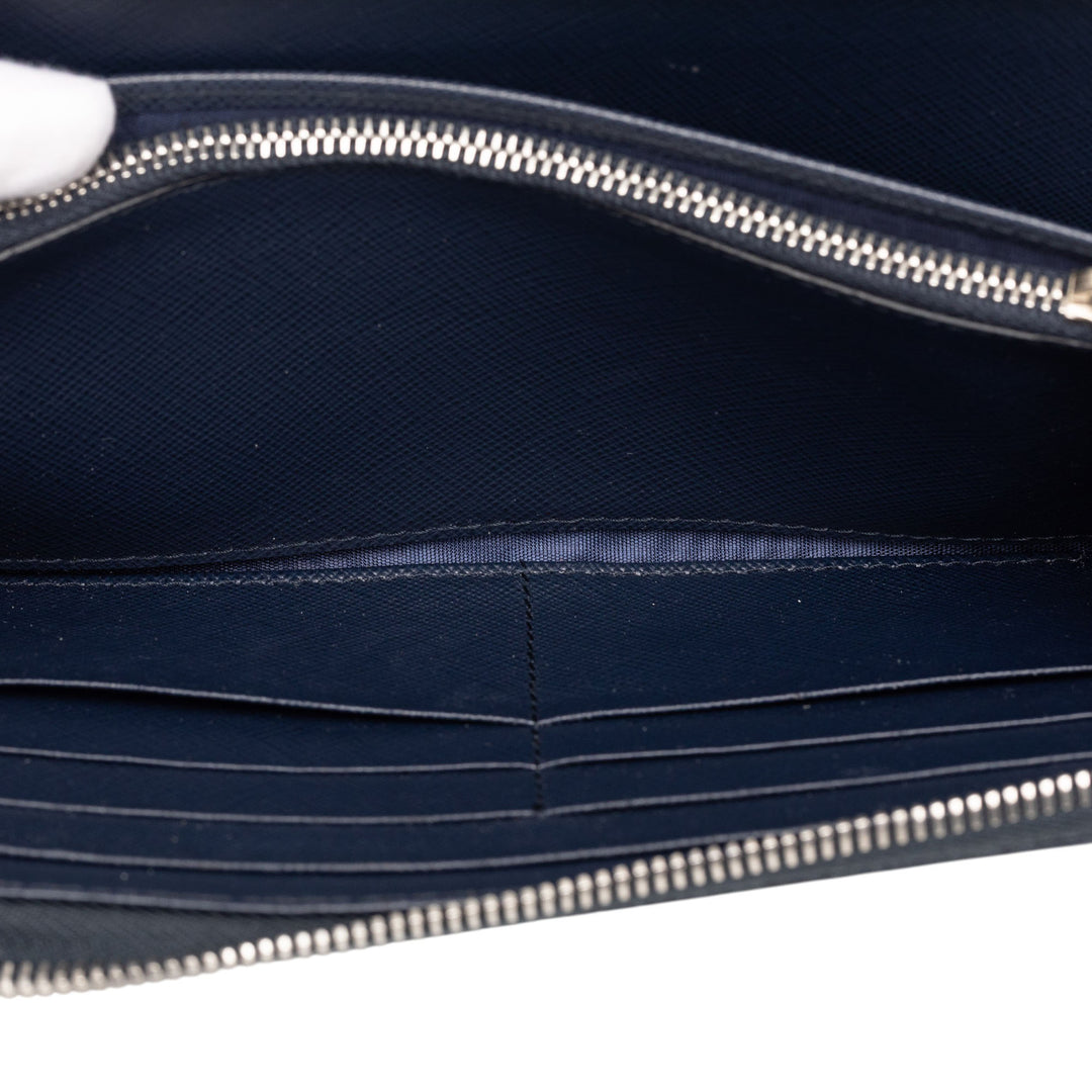 Prada Saffiano Portefeuille long zippé