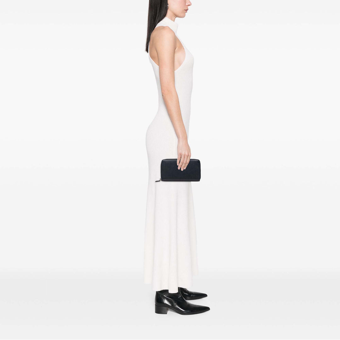 Prada Saffiano Portefeuille long zippé