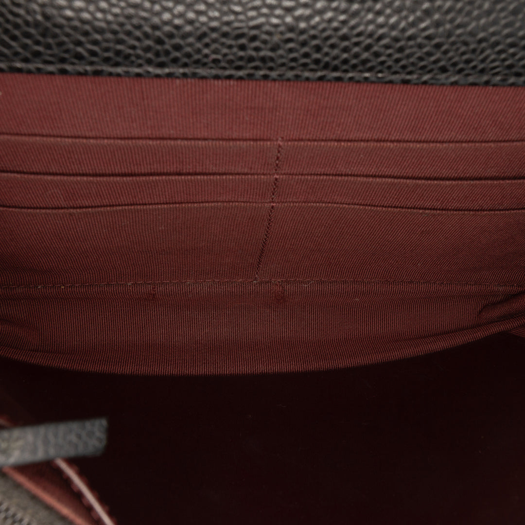 Chanel CC Matelassé Caviar Wallet on Chain