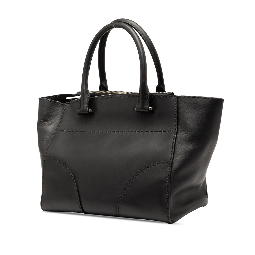 Prada Small City Veau Surpiqué Twin Pocket Sac