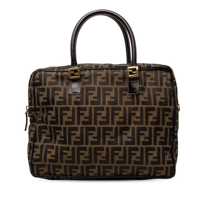 Fendi Zucca Business Sac Marron