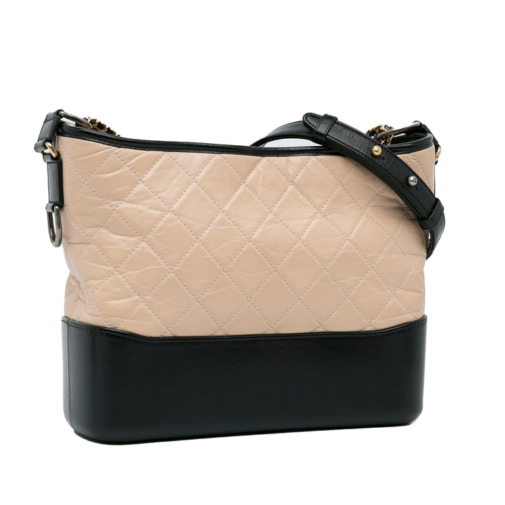 Chanel Medium Bicolor Cuir d’agneau Gabrielle Sac porté croisé