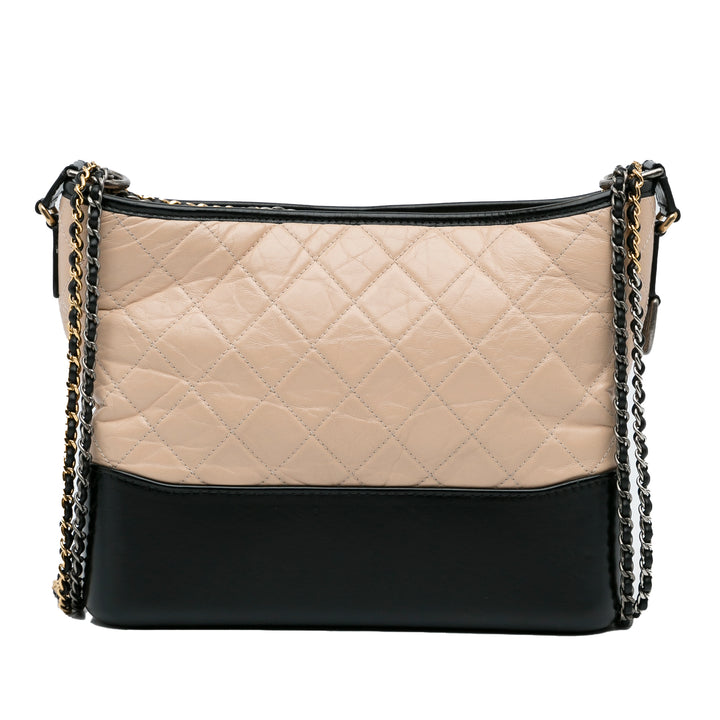Chanel Medium Bicolor Cuir d’agneau Gabrielle Sac porté croisé