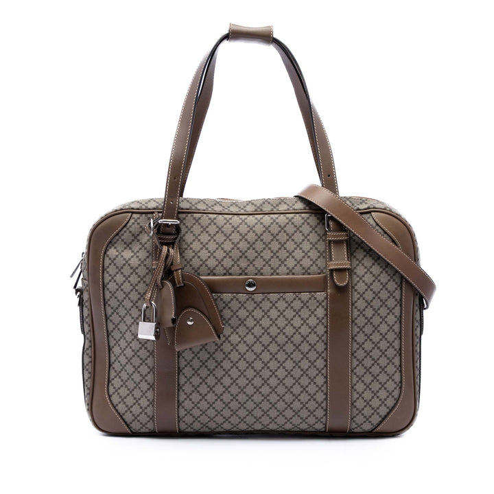 Diamante Business Sac Toile enduite Beige