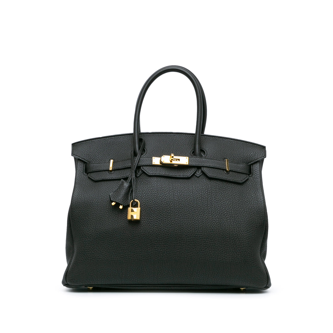 Togo Birkin Retourne 35 Black - Gaby Paris