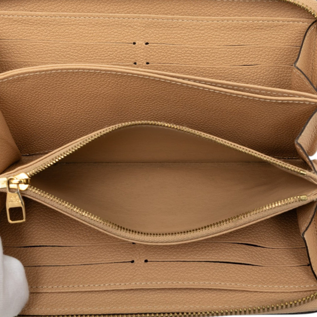 Louis Vuitton Monogram Empreinte Zippy Portefeuille long