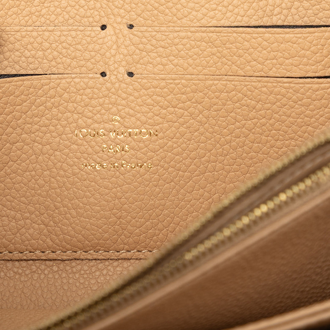 Louis Vuitton Monogram Empreinte Zippy Portefeuille long