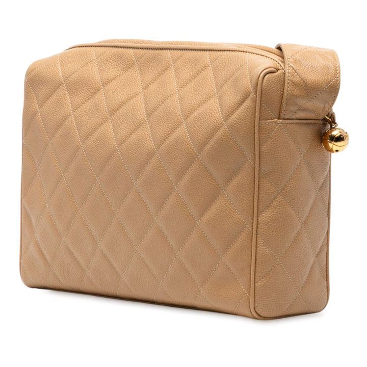 Chanel CC Quilted Caviar Sac caméra Marron – GABY PARIS Authentique
