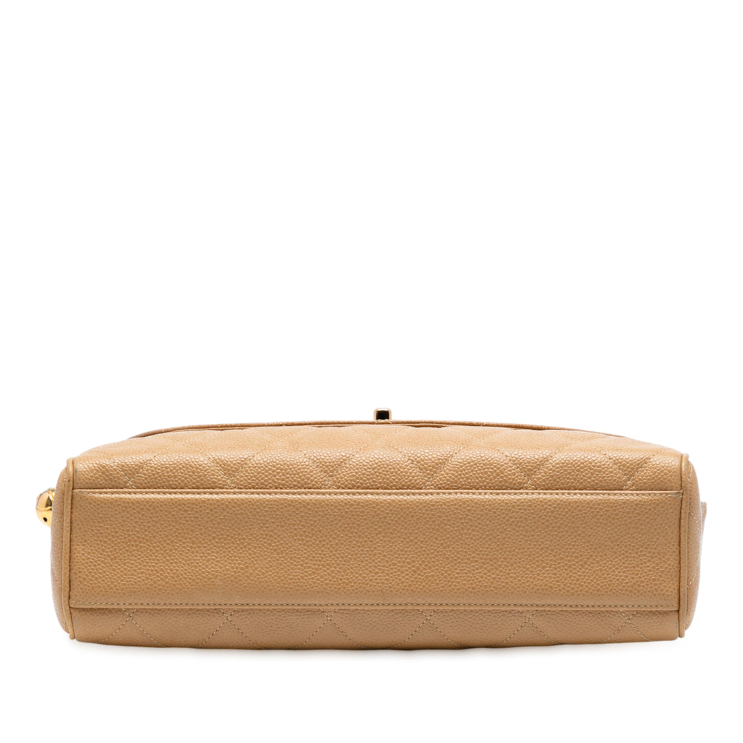 Chanel CC Quilted Caviar Sac caméra Marron – GABY PARIS Authentique