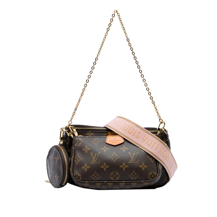 Louis Vuitton Multi Pochette Accessoires Monogram Marron – vue principale – GABY PARIS