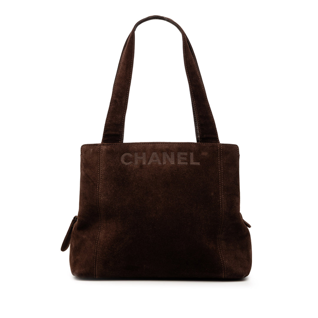 Chanel Daim LAX Logo Cabas