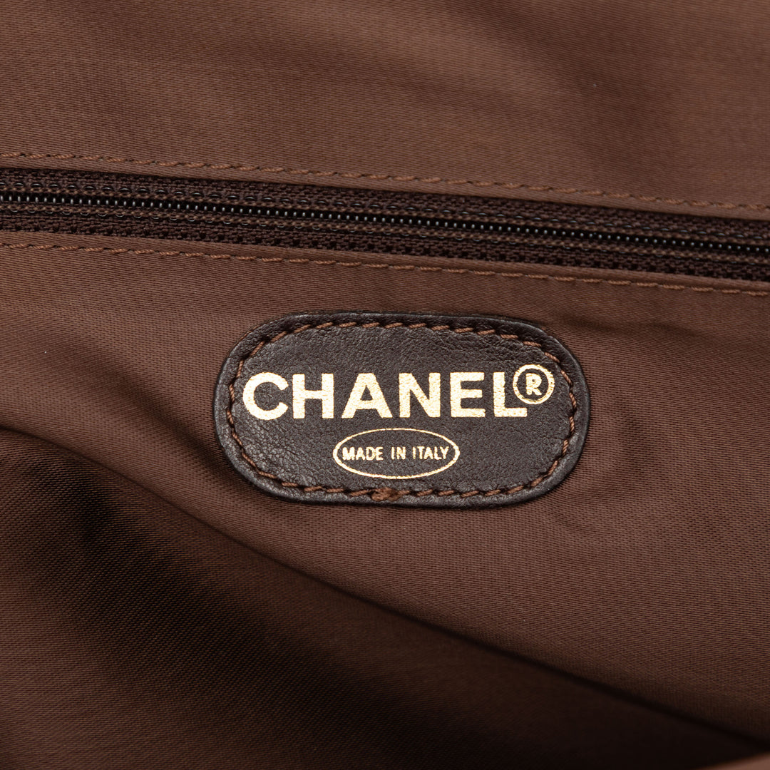 Chanel Daim LAX Logo Cabas