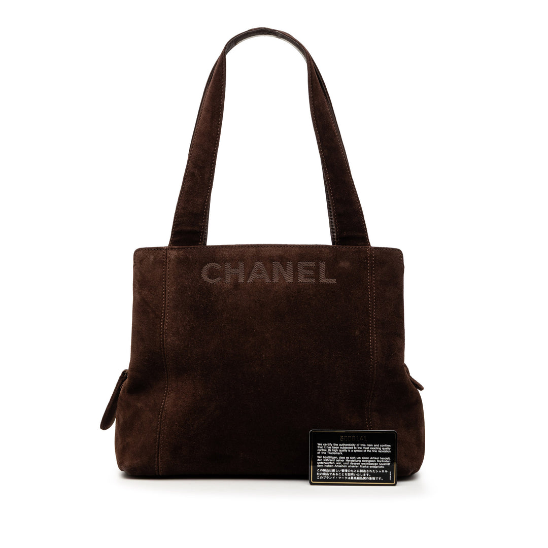 Chanel Daim LAX Logo Cabas