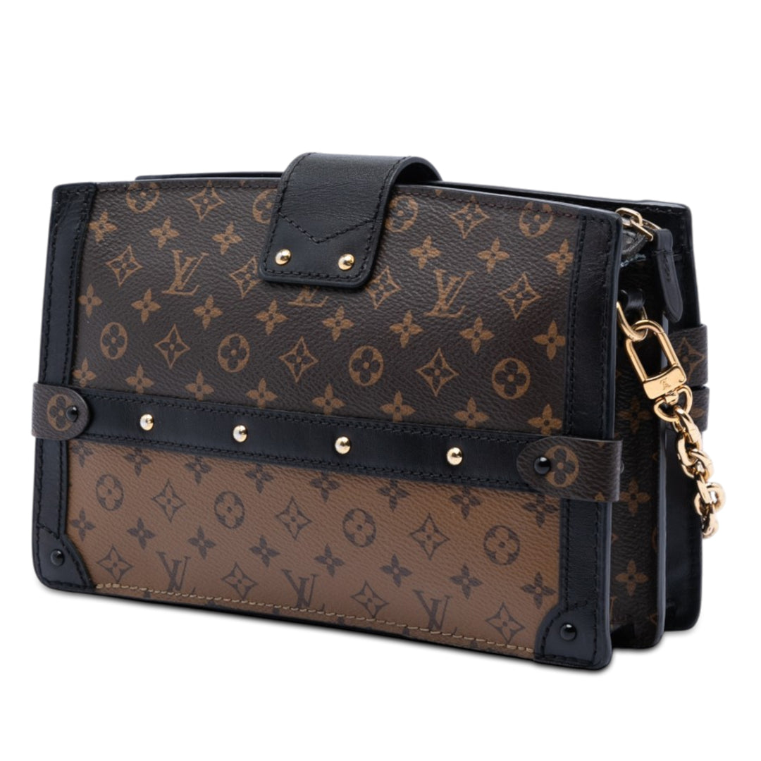 Trunk Pochette Monogram Reverse Marron