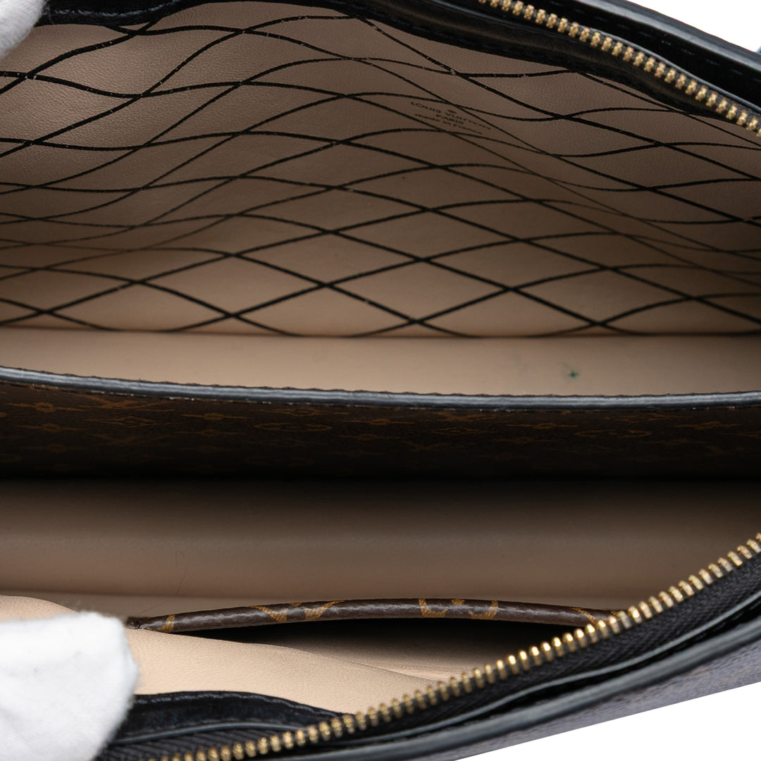 Trunk Pochette Monogram Reverse Marron
