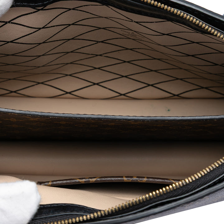 Trunk Pochette Monogram Reverse Marron