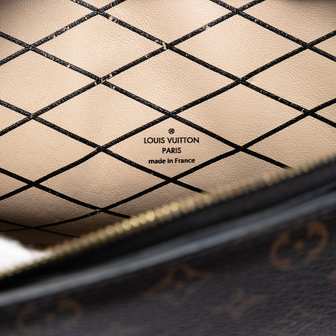Trunk Pochette Monogram Reverse Marron