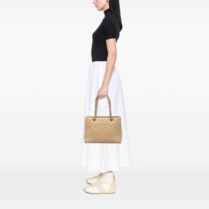Chanel Cabas Cuir caviar Marron