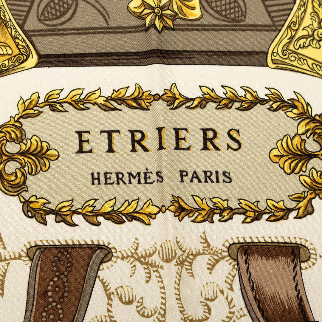 Etriers Foulard 90 Beige