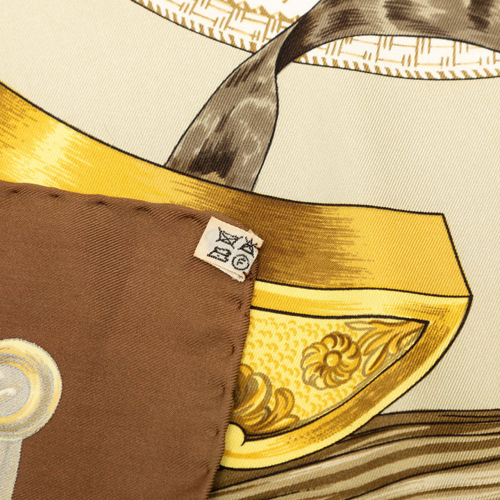 Etriers Foulard 90 Beige
