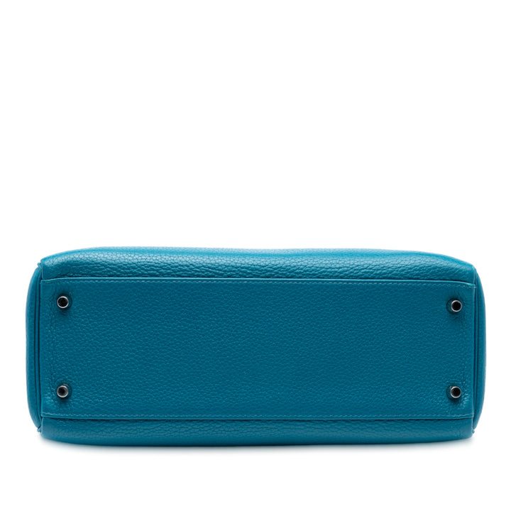 Hermès Togo Amazon Kelly II Retourne 32 Bleu – GABY PARIS Authentique
