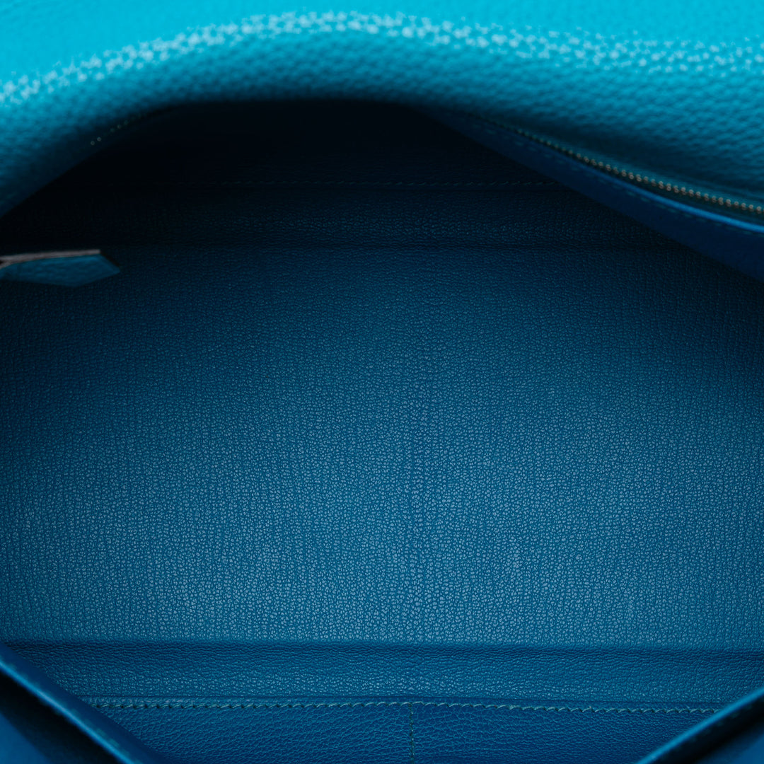 Hermès Togo Amazon Kelly II Retourne 32 Bleu – GABY PARIS Authentique