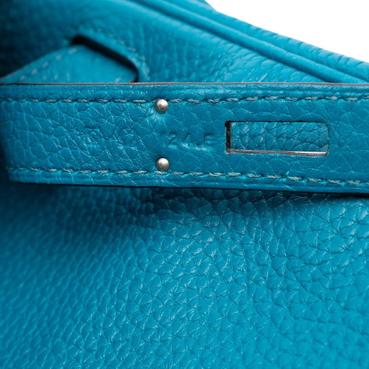 Hermès Togo Amazon Kelly II Retourne 32 Bleu – GABY PARIS Authentique
