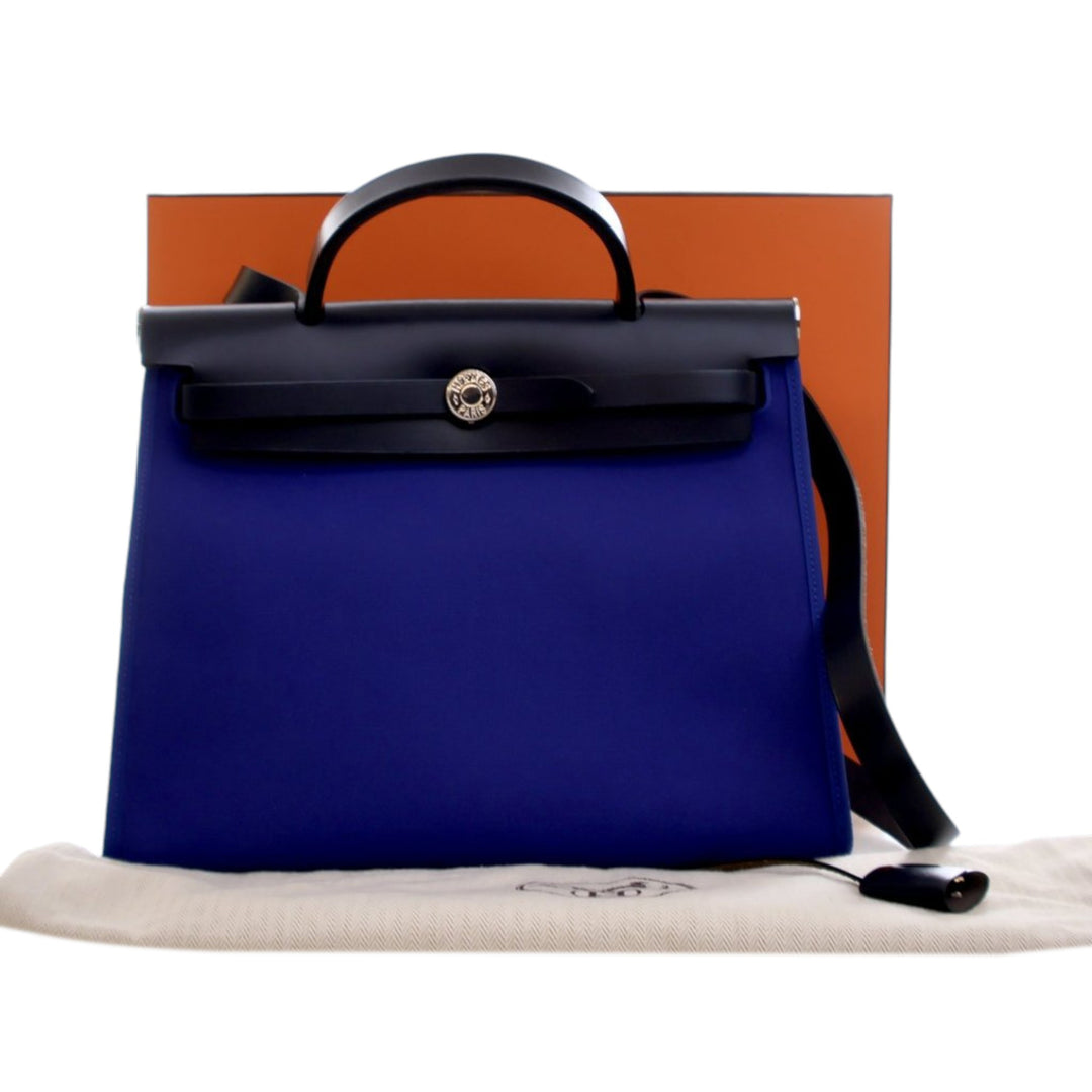 Hermès Herbag Zippé 31 Tissu