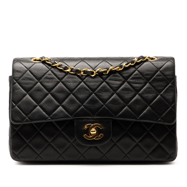 Chanel Medium Classic Cuir d’agneau Double rabat