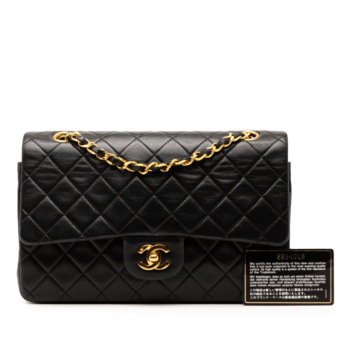 Chanel Medium Classic Cuir d’agneau Double rabat