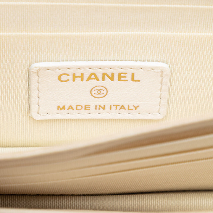 Chanel Matelassé Cuir d’agneau Romance Wallet on Chain