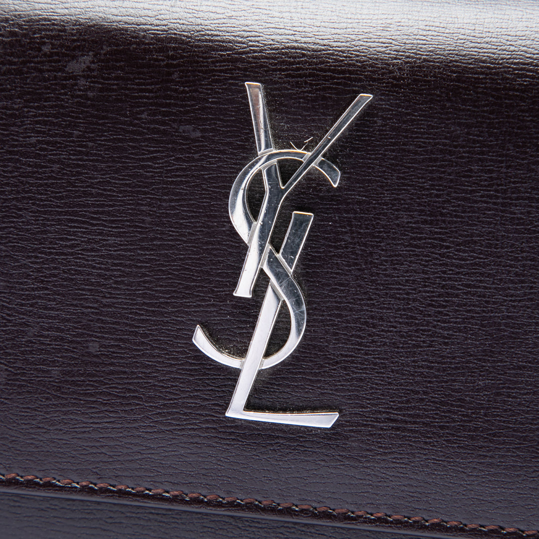 Saint Laurent Small Cuir de veau Monogram Sunset Sac porté croisé