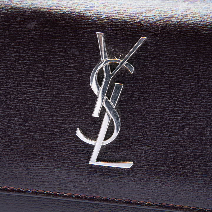 Saint Laurent Small Cuir de veau Monogram Sunset Sac porté croisé
