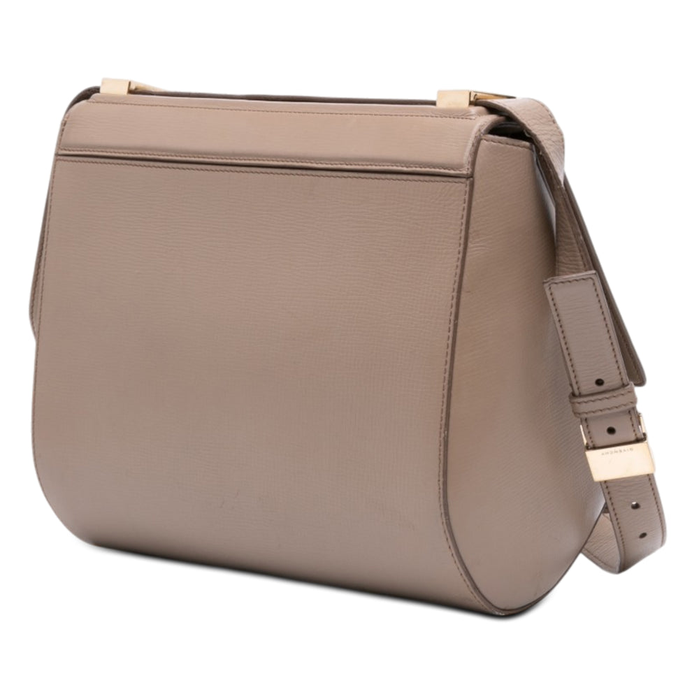 Givenchy Sac bandoulière grainé Pandora boîte Moyen Cuir de veau grainé Marron – vue 2 – GABY PARIS