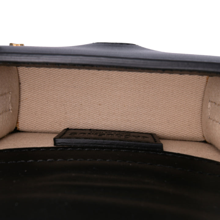 Leather Le Petit Bambino Satchel Black - Gaby Paris