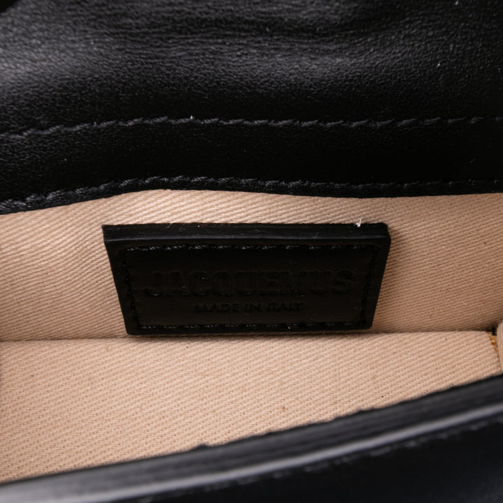 Leather Le Petit Bambino Satchel Black - Gaby Paris