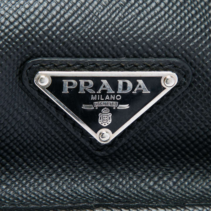 Prada Porte-documents Business Saffiano Noir – vue 5 – GABY PARIS