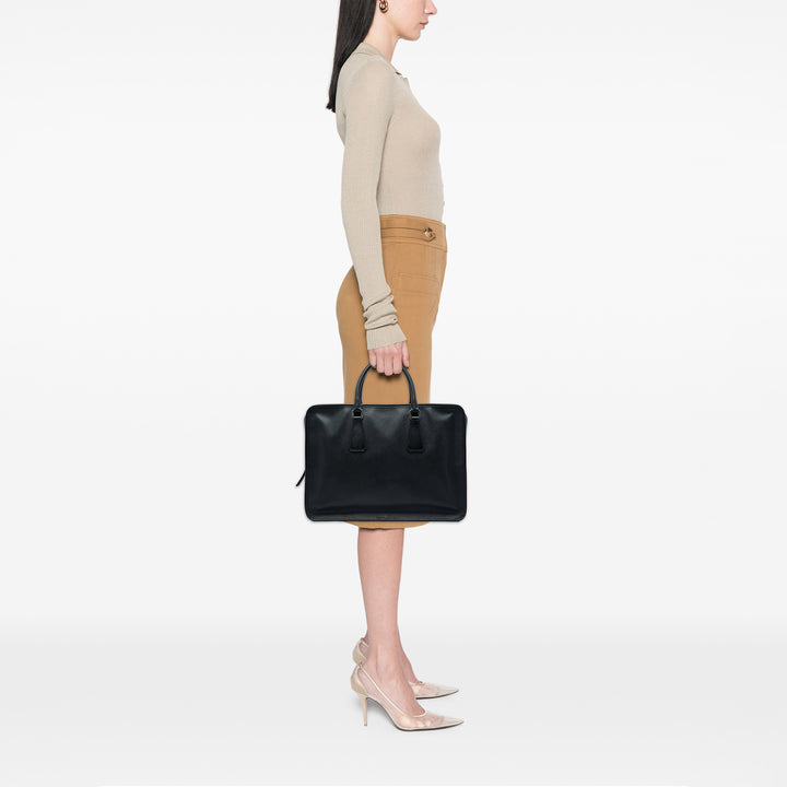 Prada Porte-documents Business Saffiano Noir – vue 6 – GABY PARIS