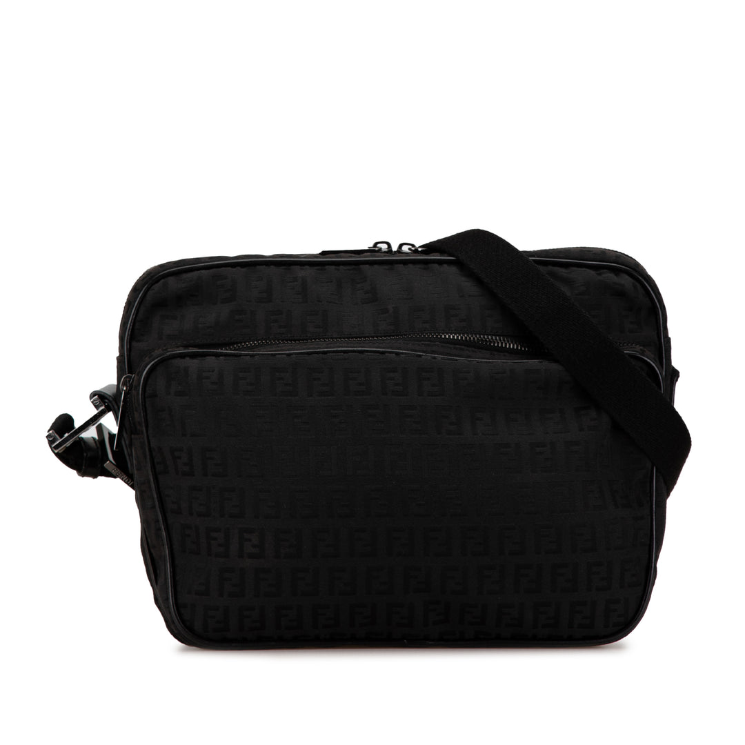 Fendi Zucchino Toile Sac porté croisé