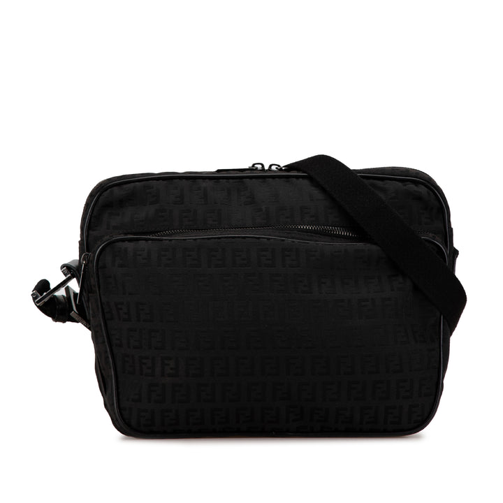 Fendi Zucchino Toile Sac porté croisé