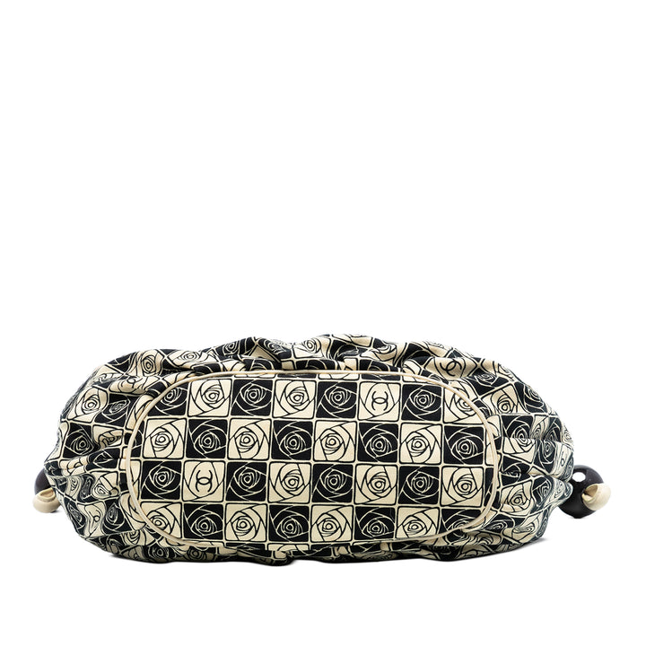 Chanel Camellia Coco Ball Cabas Toile