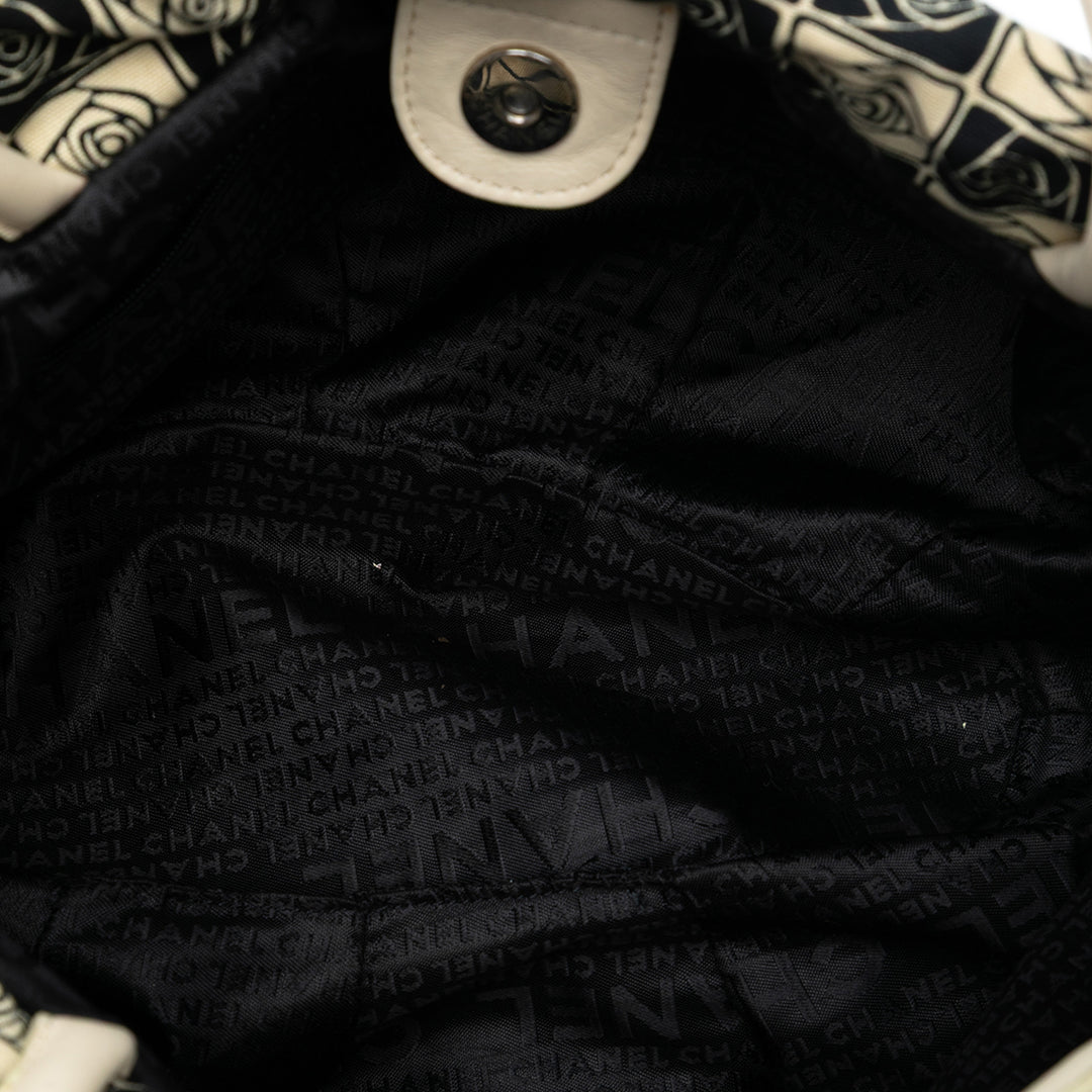 Chanel Camellia Coco Ball Cabas Toile